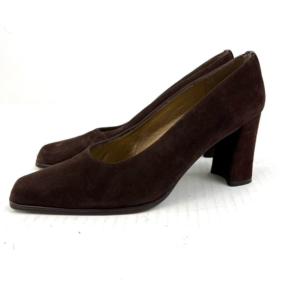 Stuart Weitzman Brown Suede Pumps - Size 5.5 - Picture 2 of 13